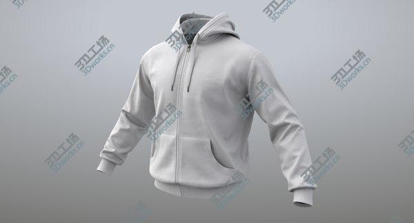 images/goods_img/20210312/Hoodie 02 (White) PBR model/2.jpg